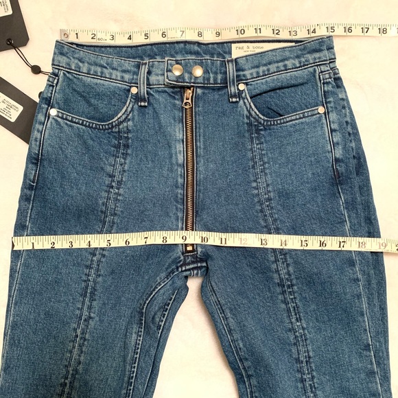 RAG & BONE Blue Bain Iver Jeans - Picture 5 of 5